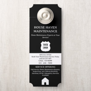 Modern Home Maintenance Door Hanger