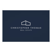 Modern Home Realtor Navy Blue Logo Download