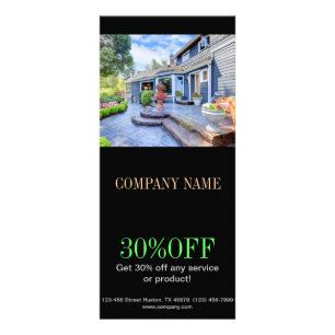 Modern home renovation remodeling  Real Estate Rack Card