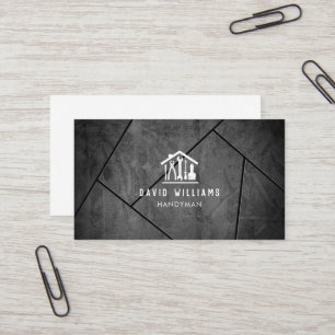 Modern Home Repair Handyman Business Card
