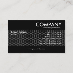 Modern - Honeycomb Dark Business Card