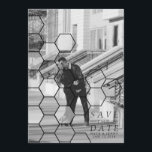 Modern Honeycomb Save The Date | Photo<br><div class="desc">By Redefined Designs</div>