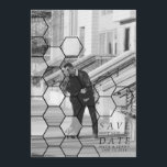 Modern Honeycomb Save The Date | Photo<br><div class="desc">By Redefined Designs</div>