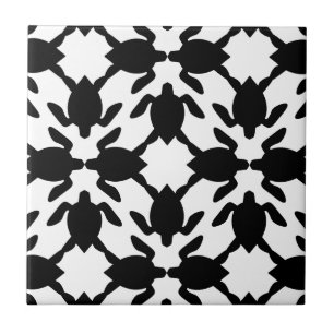 Modern Honu ( sea turtle ) Ceramic Tile