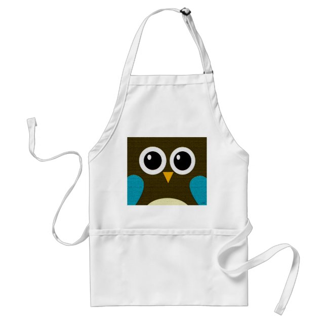 Modern Hoot Owl Apron (Front)