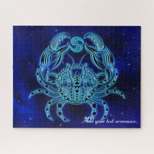 Modern horoscope astrology Cancer zodiac sign, Jigsaw Puzzle