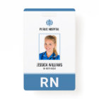Modern Hospital Staff Registered Nurse ID