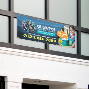 Modern House Cleaning Maid Service Housekeeping Banner