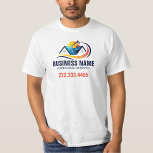 Modern House Power Wash Cleaning Services T-Shirt