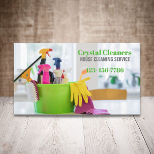Modern Housekeeper Maid Services Housekeeping  Business Card