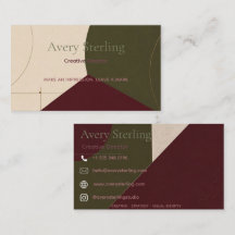 Modern HR Business Card
