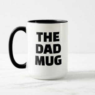 Modern Huge Father's Birthday The Dad Mug
