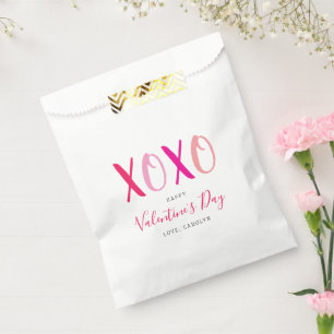 Modern Hugs & Kisses (XOXO) Valentine's Day Favour Bag