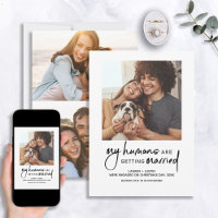 Modern Humans Getting Married 3 Photo Engagement
