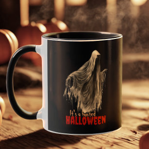 Modern Humour Gothic Horror Spooky Halloween Ghost Mug