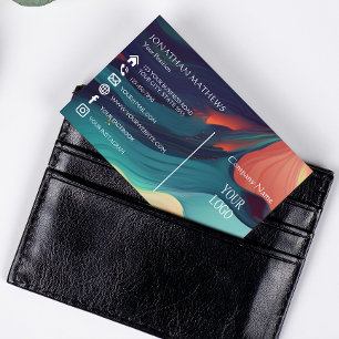 Modern I Colorful Abstract 1 Business Card