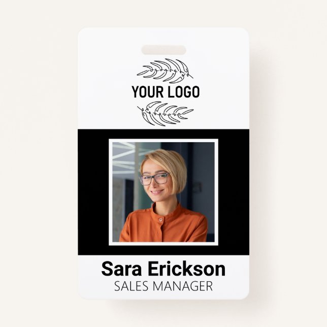 Modern ID Card Business Employee ID Badge (Front)