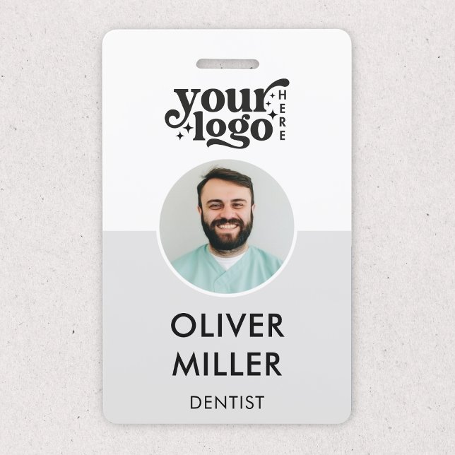 Modern ID Card Minimalist Company Employee ID Badge (Creator Uploaded)