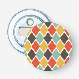 Modern ikat tribal fashion pattern bottle opener