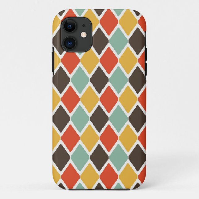 Modern ikat tribal fashion pattern Case-Mate iPhone case (Back)