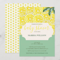 Modern Illustrated Lemon Slices Watercolor Art