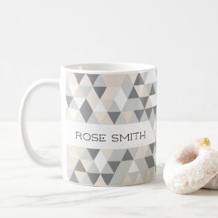 Modern illustration of geometric pattern coffee mug