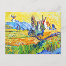 Modern Impressionist Art Summer Provence Scenery