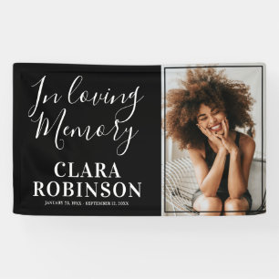 Modern In Loving Memory Photo Banner