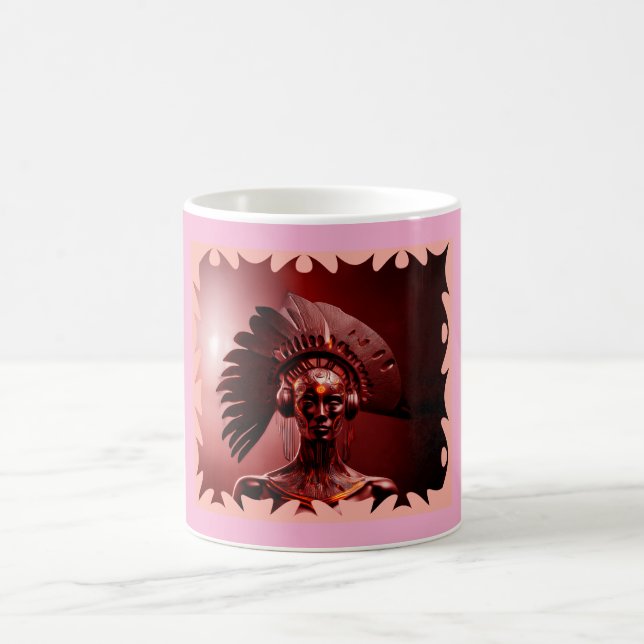 Modern Indian Princess Coffee Mug (Center)