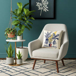 Modern Indoor housplant Cushion