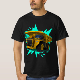 Modern Industrial Mining Dump Truck Streetwear T-Shirt