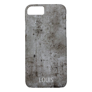 Modern Industrial urban grunge rusty concrete iPhone 8/7 Case