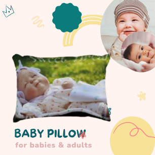 Modern Infant Sleep Photo  Peaceful Dream Pillow