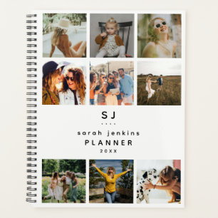 Modern Initial/Name Photo Collage 2027 Yearly Planner