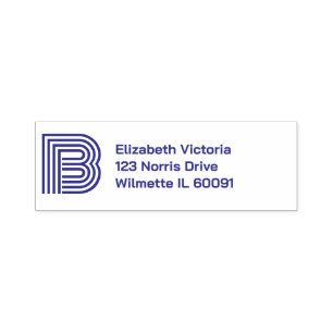 Modern Initial Self-inking Stamp