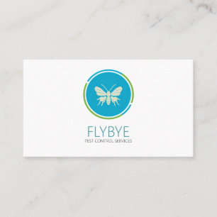 Modern Insect Pest Control Business Card