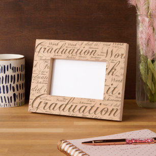   Modern Inspiring Achievement Graduation Keepsake Etched Frames