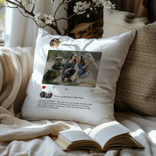 Modern Instagram Post Bestie Cushion