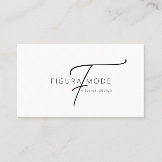 Modern Interior Designer Business Card