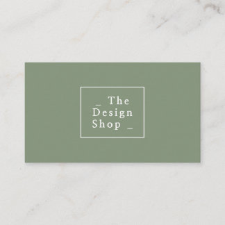 Modern Interior Designer Business Card