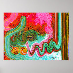 Modern Interior Paintings Poster