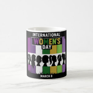 Modern International Women's Day Diverse Women Coffee Mug