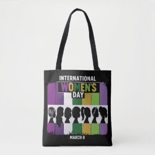 Modern International Women's Day Diverse Women Tote Bag