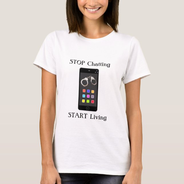 Modern iPhone Message T-Shirt (Front)