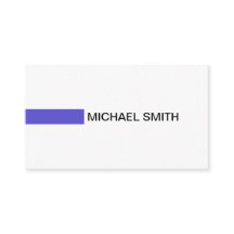Modern Iris Elegant Professional Plain White
