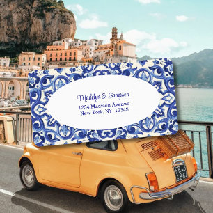 Modern Italian Blue La Dolce vita  Label