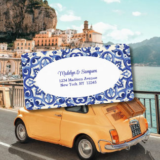 Modern Italian Blue La Dolce vita  Label