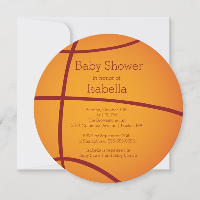 Modern It's A Boy Baseball Baby Shower Invitations (Front)