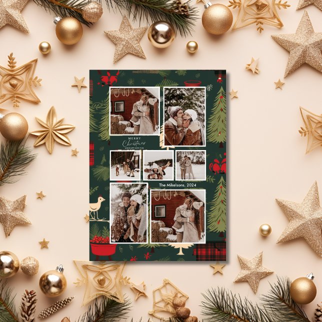 Modern Japan Christmas Nordic Photos Holiday Card (Creator Uploaded)