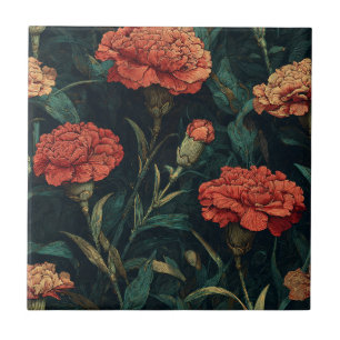 Modern Japanese Carnation Tiles For Rustic Kitchen